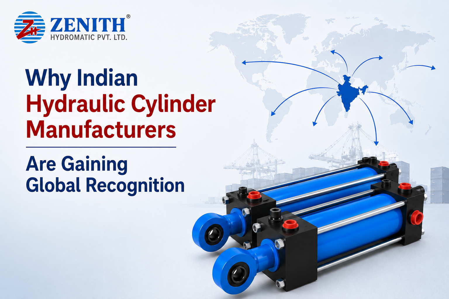 Why Indian Hydraulic Cylinder Manufacturers Are Gaining Global Recognition